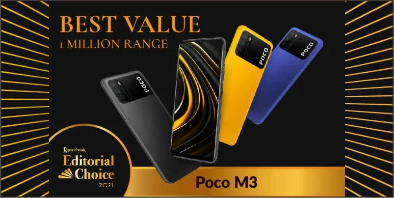 Pricebook Editorial Choice 2021 Kumpulan Gadget Terbaik 2 Best Value Smartphone 1 jutaan Poco M3