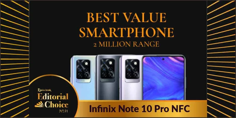 Pricebook Editorial Choice 2021 Kumpulan Gadget Terbaik 3 Best Value 2 Jutaan Terbaik 2021 Infinix Note 10 pro