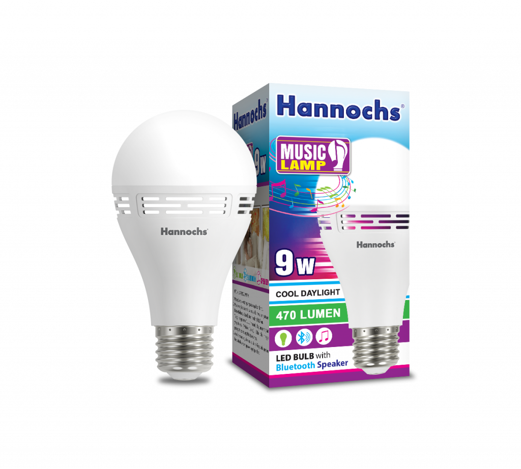 Produk Lampu Pintar Terbaik Hannochs untuk Kenyamanan Penerangan Rumah 10 LED Music Lamp