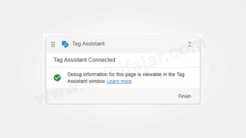 tag assistant connnected