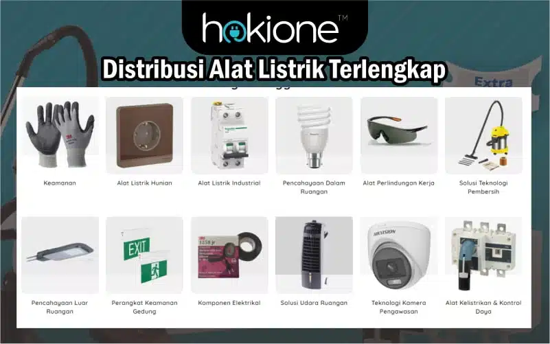 hokione menyediakan alat listrik kebutuhan industri