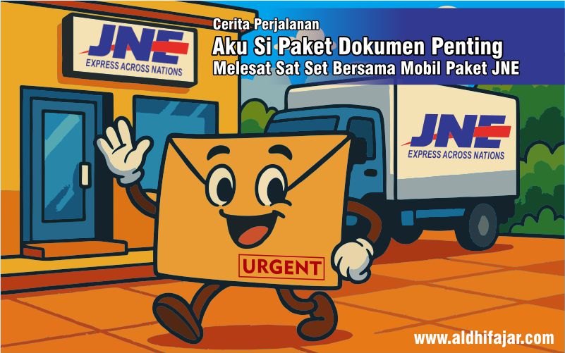 "Aku" Si Paket Dokumen Penting Melesat Sat Set Bersama Mobil Paket JNE 1 Perjalanan Paket JNE satset YES