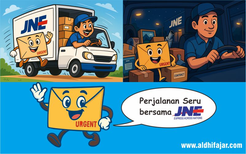 "Aku" Si Paket Dokumen Penting Melesat Sat Set Bersama Mobil Paket JNE 5 paket JNE Yakin Esok Sampai