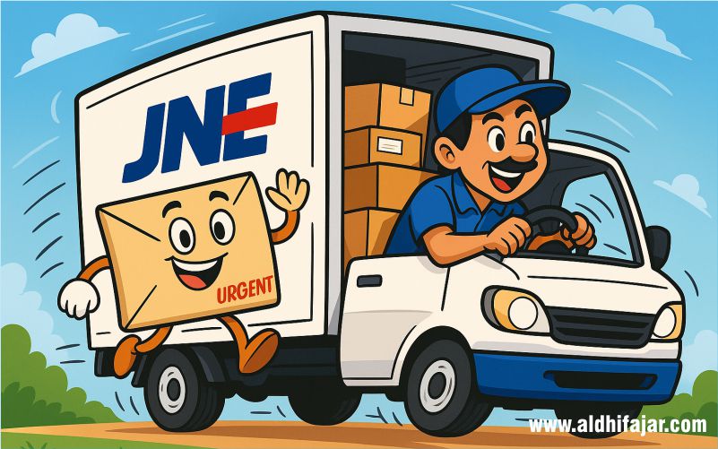 "Aku" Si Paket Dokumen Penting Melesat Sat Set Bersama Mobil Paket JNE 7 kurir JNE in action