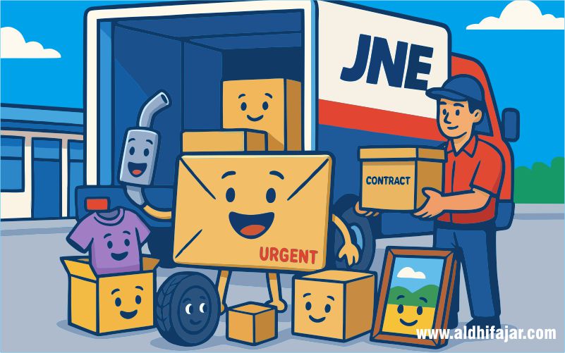 "Aku" Si Paket Dokumen Penting Melesat Sat Set Bersama Mobil Paket JNE 4 paket JNE siap diantarkan ke Demak dari Jogja
