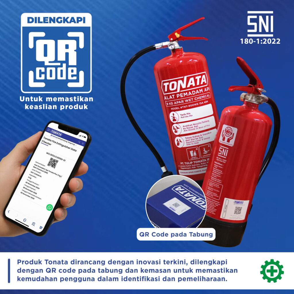 Rekomendasi Merek APAR SNI terbaik di Indonesia 2 APAR Tonata